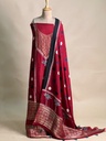 Ajrakh Dola Silk Suit Sets 5048 RED 2