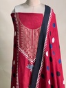 Ajrakh Dola Silk Suit Sets 5048 RED 2