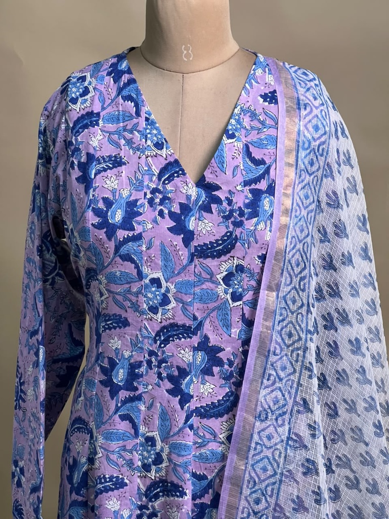 Soft Jaipur Cotton Anarkali Sets 5060 PINK
