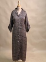 Ajrakh Modal Kaftan Style Dress 4803 BLACK