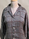 Ajrakh Modal Kaftan Style Dress 4803 BLACK
