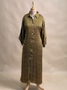 Ajrakh Modal Kaftan Style Dress 4803 YELLOW