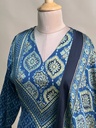 Ajrakh Modal Kurti Dupatta Set 5012 BLUE