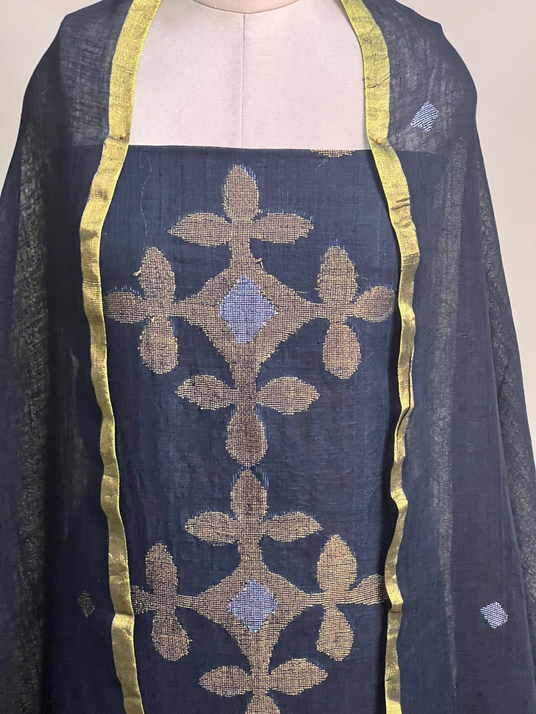 Jamdani Linen Suits 4562