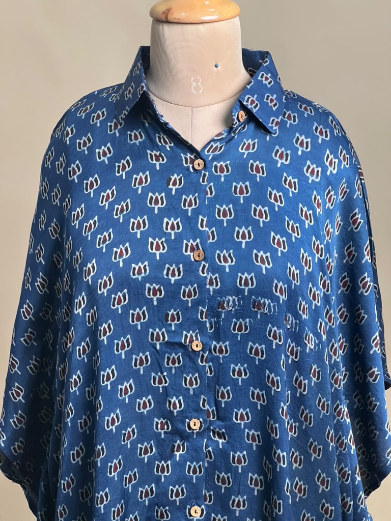 Ajrakh Modal Shirt Kaftans 5015