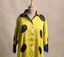 Ajrakh Modal Shirt Style Kurti 4803 YELLOW 2
