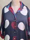 Ajrakh Modal Shirt Style Kurti 4803 BLACK 4