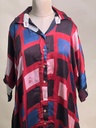 Ajrakh Modal Shirt Style Kurti 4803 RED 3