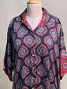 Ajrakh Modal Shirt Style Kurti 4803 BLACK 2