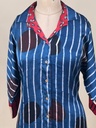 Ajrakh Modal Shirt Style Kurti 4803 BLUE 2