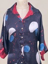 Ajrakh Modal Shirt Style Kurti 4803 BLACK 3