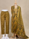 Cotton Kurti sets 8010 YELLOW