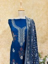 Ajrakh Dola Silk Sarees 5048