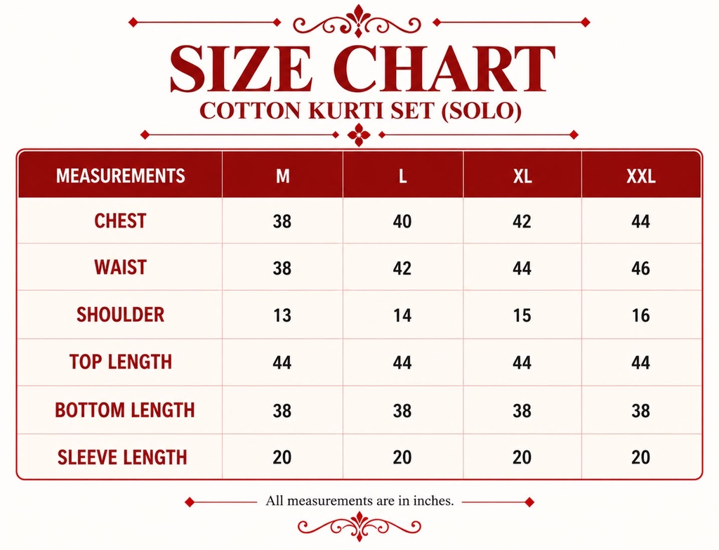 Embroidered Cotton Kurti sets 8010