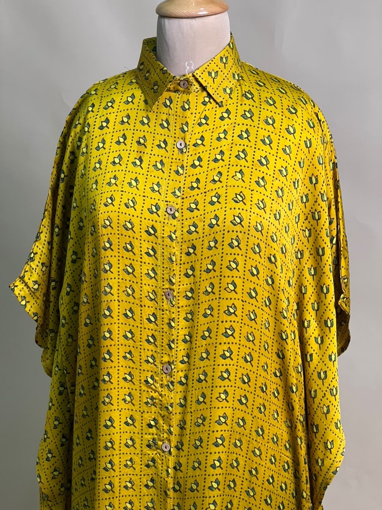 Ajrakh Modal Shirt Kaftans 5015