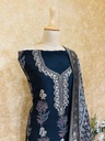 Ajrakh Dola Silk Sarees 5048