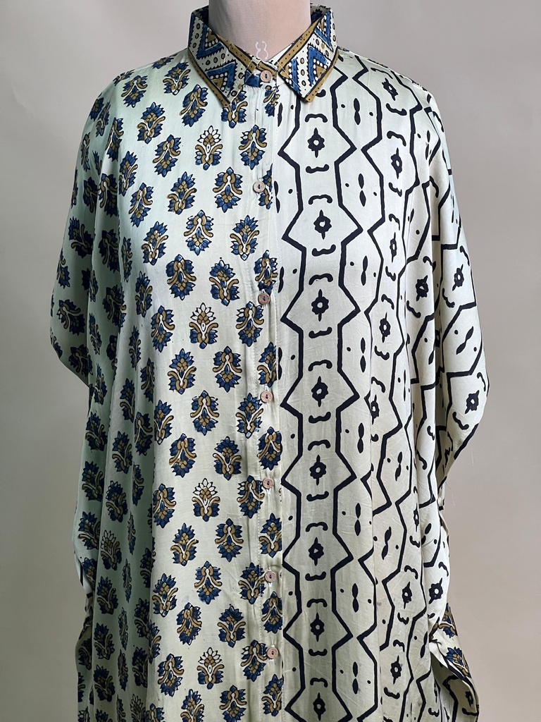 Ajrakh Modal Shirt Kaftans 5015