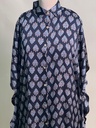 Ajrakh Modal Shirt Kaftans 5015 BLACK 1*