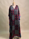 Ajrakh Modal Silk Kaftans 4801 BLACK 6 FREE SIZE