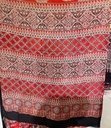 Premium Ajrakh Modal Silk Saree 4243