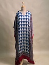 Ajrakh Modal Silk Kaftans 4801 BLUE 2 FREE SIZE