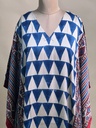 Ajrakh Modal Silk Kaftans 4801 BLUE 2 FREE SIZE