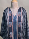 Ajrakh Modal Silk Kaftans 4801 BLACK 4 FREE SIZE