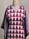 Ajrakh Modal Silk Kaftans 4801 MAROON 4