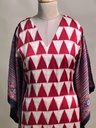 Ajrakh Modal Silk Kaftans 4801 RED 2 FREE SIZE