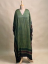 Ajrakh Modal Silk Kaftans 4801 GREEN