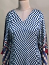 Ajrakh Modal Silk Kaftans 4801 BLUE 2