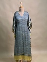 Ajrakh Modal Silk Kaftans 4801