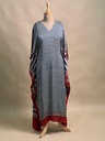 Ajrakh Modal Silk Kaftans 4801