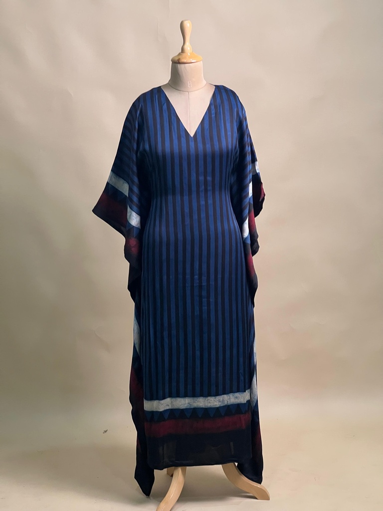 Ajrakh Modal Silk Kaftans 4801