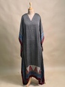 Ajrakh Modal Silk Kaftans 4801 BLACK 5 FREE SIZE