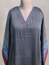 Ajrakh Modal Silk Kaftans 4801 BLACK 5 FREE SIZE