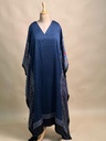 Ajrakh Modal Silk Kaftans 4801 BLUE 8