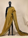 Ajrakh Chanderi Silk Sarees 5028 YELLOW 1