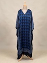 Ajrakh Modal Silk Kaftans 4801 BLUE 8 FREE SIZE