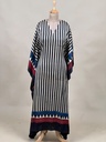 Ajrakh Modal Silk Kaftans 4801 BLACK 4