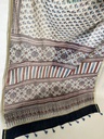 Ajrakh Chanderi Silk Sarees 5028 IVORY 1