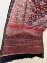 Ajrakh Chanderi Silk Sarees 5028 RED