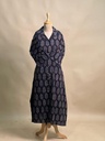 Ajrakh Cotton Kurti 5031 BLACK 2