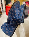 Premium Ajrakh Modal Silk Saree 4243