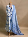 Cotton Anarkali Kurti sets 8010 LIGHT BLUE