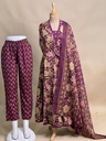 Cotton Anarkali Kurti sets 8010 PURPLE 2