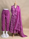Cotton Anarkali Kurti sets 8010 PURPLE