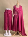 Premium Embroidered Cotton kurti sets 5043 PINK