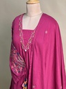 Premium Embroidered Cotton kurti sets 5043 PINK