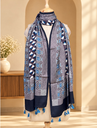 Ajrakh Modal Stoles 5071 BROWN 2